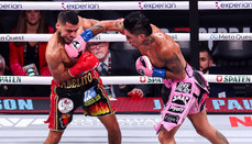 Mario Barrios lands a punch on Abel Ramos 15/11/2024