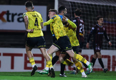 Chris Forrester celebrates after scoring his side's first goal of the match 14/10/2024