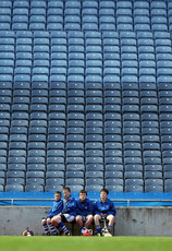 The Scoil Mhuire substitutes look on 30/4/2013