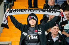 Dundalk fans ahead of the game 10/7/2019