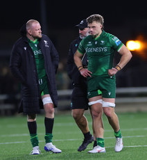 Joe Joyce, John Muldoon and Cian Prendergast dejected 19/10/2024 