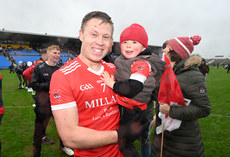 Niall Daly and his son Rory celebrate after the game 20/10/2024 