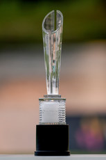 A view of the Horizon Irish Open trophy 10/9/2023