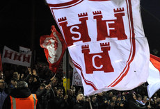 Shelbourne fans before the game 29/3/2024