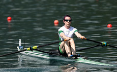 Siobhan McCrohan on her way to finishing second and qualifying for the repechage 25/5/2023 