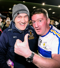 Mickey Harte celebrates Errigal Ciaran winning 25/10/2024