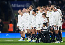 South African team during the national anthem 16/11/2024