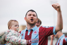 Ryan Brennan celebrates after the game with his daughter Blaithnaid 6/5/2024