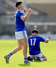 Kevin Regan and TJ Cox celebrate at the final whistle 1/10/2023
