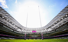 A general view of the Aviva ahead of the game 28/4/2024