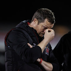 Jon Daly dejected after the game 18/10/2024