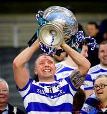 Brian Hurley lifts the trophy 27/10/2024