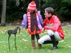 Barry Geraghty with his daughter Siofra 9/11/2010