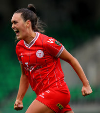 Jess Gargan celebrates scoring her side’s third goal 20/10/2024 