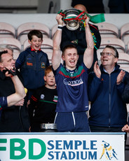 Liam Treacy lifts the cup 20/10/2024 