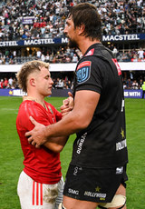 Eben Etzebeth and Craig Casey after the game 26/10/2024