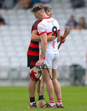 Shane O’Sullivan consoles Jack Fagan at the end of the game 10/9/2023