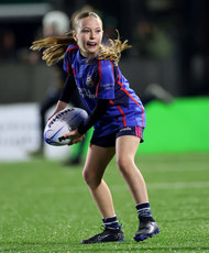 Half-time mini rugby between Ballinasloe RFC and Westport RFC 26/10/2024