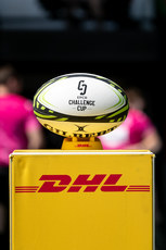 A detailed view of EPCR badge in the match ball 4/5/2024 