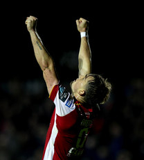 Anthony Breslin celebrates at the final whistle 25/10/2024