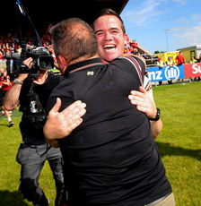 Ger Brennan celebrates at the final whistle 23/6/2024