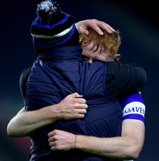 Jack Cahalane celebrates with his Dad Jack after the game 27/10/2024