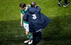 Roy Keane with Harry Arter after the game 16/10/2018