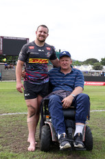 Andre-Hugo Venter on his 50th cap with his dad ex Springbok Andre Venter 26/10/2024