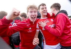 Aodhan English celebrates winning the match 20/10/2024 