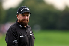 Shane Lowry on the 18th green 10/9/2023