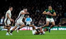 Henry Slade tackles Damian de Allende 16/11/2024