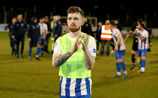 Jamie McGonigle celebrates after the game 1/5/2024