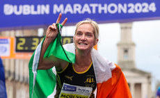 Ann Marie McGlynn celebrates winning the women’s national championship 27/10/2024