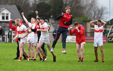 Coolera Stranhill players celebrate at the end of the game 17/11/2024