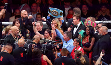 Katie Taylor is announced as the winner 15/11/2024