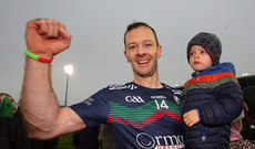 Ciaran McGrath celebrates with his son Billy 13/10/2024