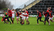 Coolera Stranhill players celebrate at the end of the game 17/11/2024