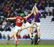 Seamus Harnedy, Simon Donohoe and Kevin Foley battle for possession12/3/2023