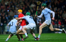 Mike Casey, Emmett McEvoy and William O'Donochue tackle Adam English 27/10/2024