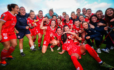 Shelbourne celebrate winning The FAI Cup 20/10/2024 