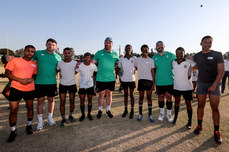 Calvin Nash, Oli Jager and Tom O’Toole with members of the team 3/7/2024