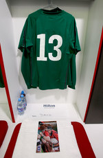 General view of Brian O'Driscoll's jersey 3/3/2014