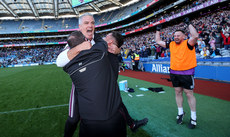 Pádraic Joyce celebrates at the final whistle 29/6/2024