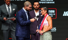 Ariel Helwani and Amanda Serrano 14/11/2024