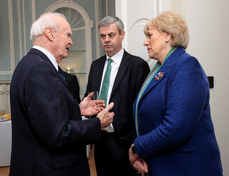 Mike Gibson, Martin Fraser and Minister Heather Humphreys 14/3/2023