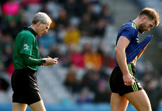 Aidan O'Shea dejected after being red carded by referee Fergal Doherty 31/3/2019
