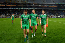 Paddy Small, Ciaran Byrne and Ray Connellan after the game 18/10/2024