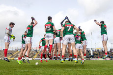 Mayo warm up before the game 19/3/2017