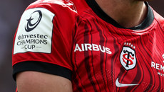 A view of a Champions Cup sleeve patch 5/5/2024 