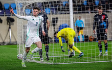 Conor Bradley celebrates after scoring a goal 18/11/2024